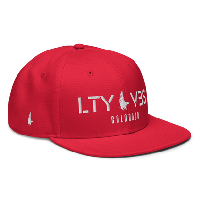 Loyalty Vibes Colorado Unit Snapback Hat Red White OS Loyalty Vibes