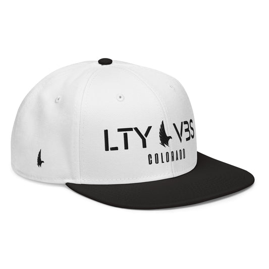 Loyalty Vibes Colorado Unit Snapback Hat White Black Black OS Loyalty Vibes