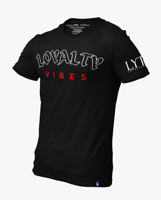 Loyalty Vibes Core Graphic T-Shirt Black