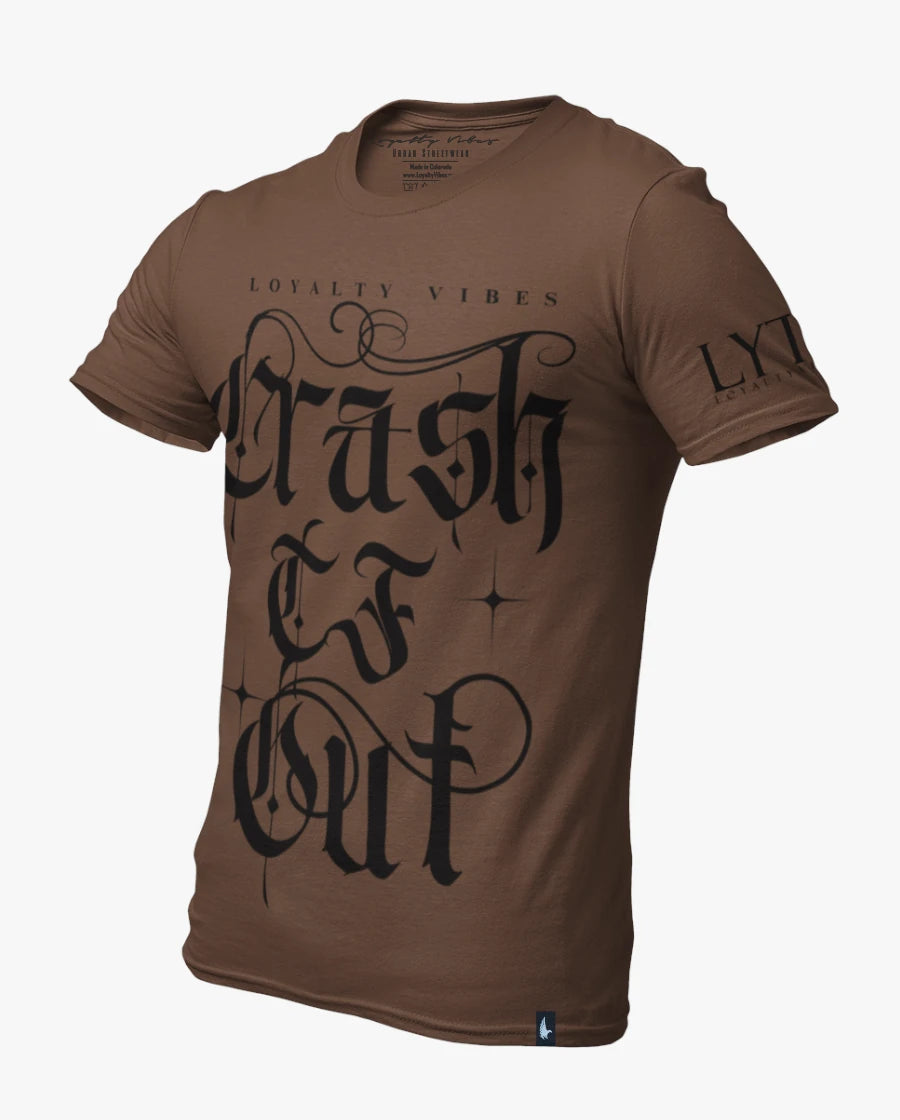 Loyalty Vibes Crash TF Out Tee Brown Black