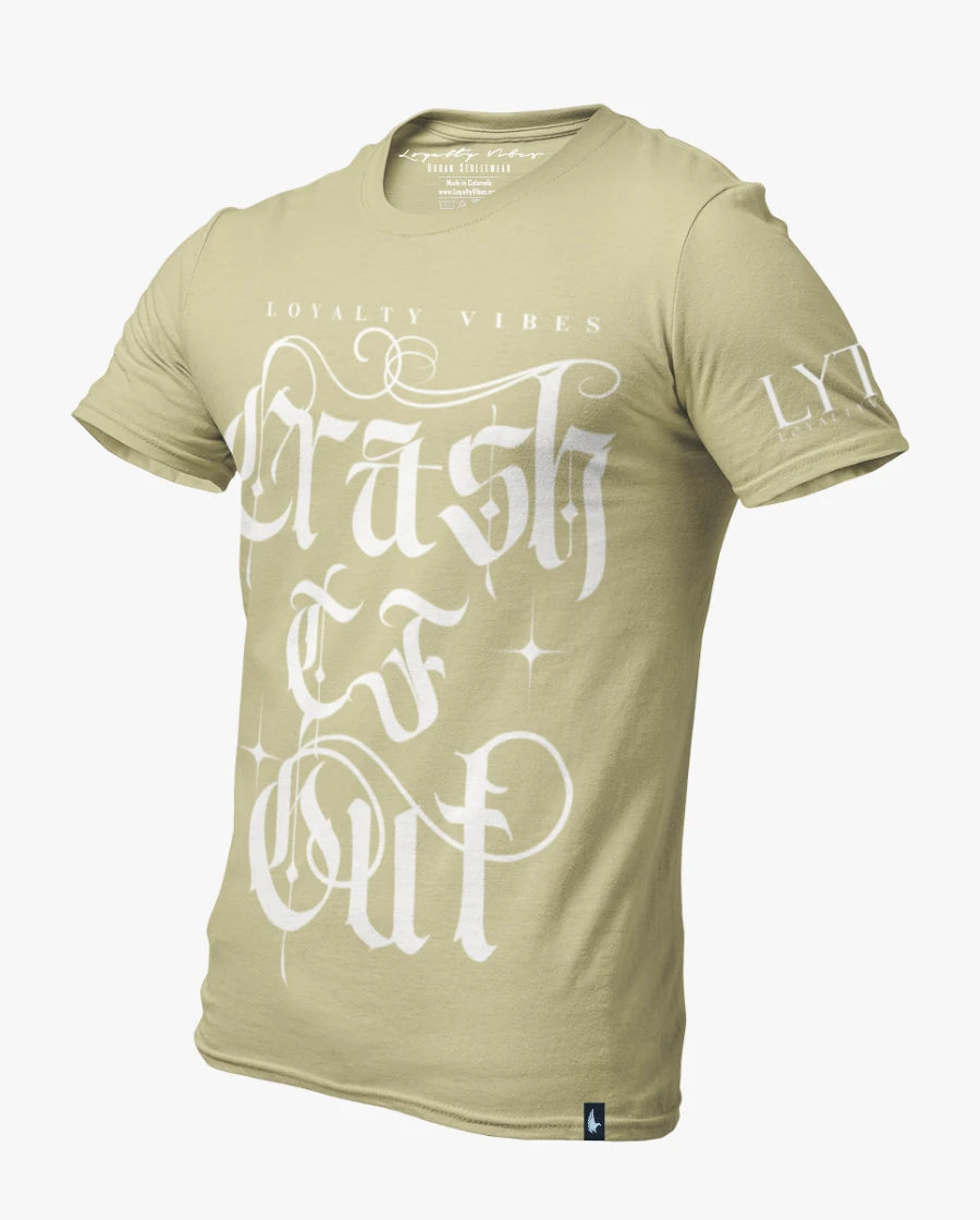 Loyalty Vibes Crash TF Out Tee Khaki