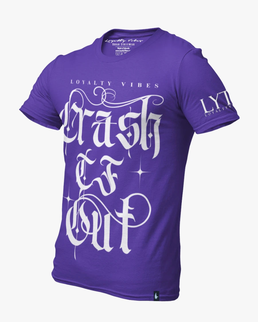 Loyalty Vibes Crash TF Out Tee Purple