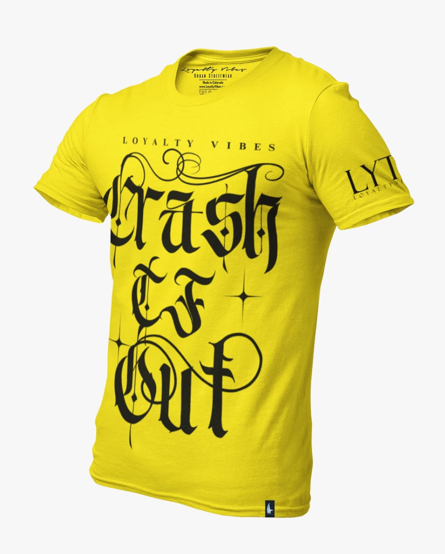 Loyalty Vibes Crash TF Out Tee Yellow Black