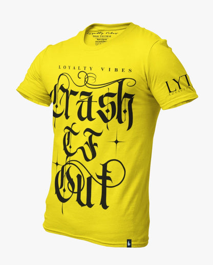 Loyalty Vibes Crash TF Out Tee Yellow Black