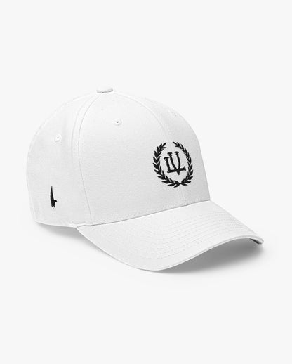 Loyalty Vibes Crossover Fitted Hat White