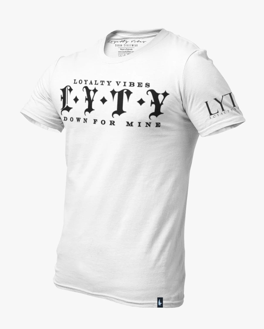 Loyalty Vibes Down For Mine Tee White