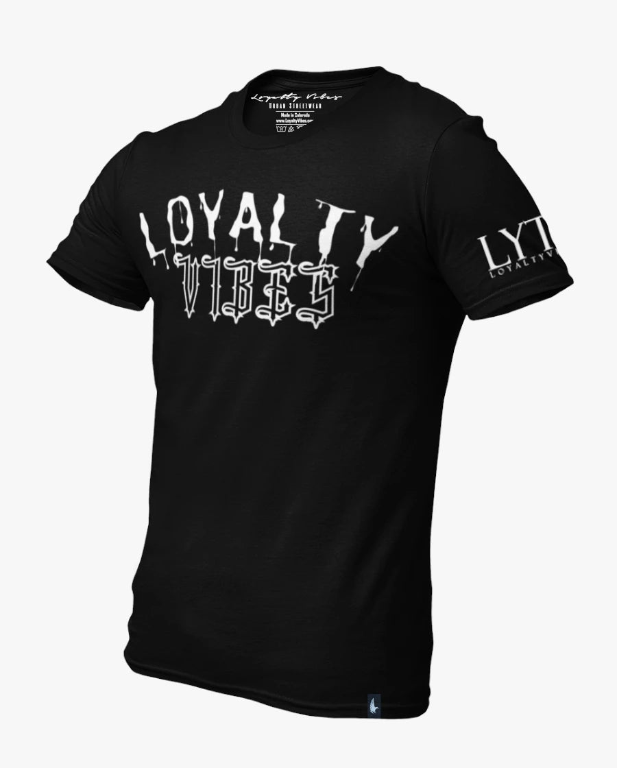 Loyalty Vibes Drip Tee Black