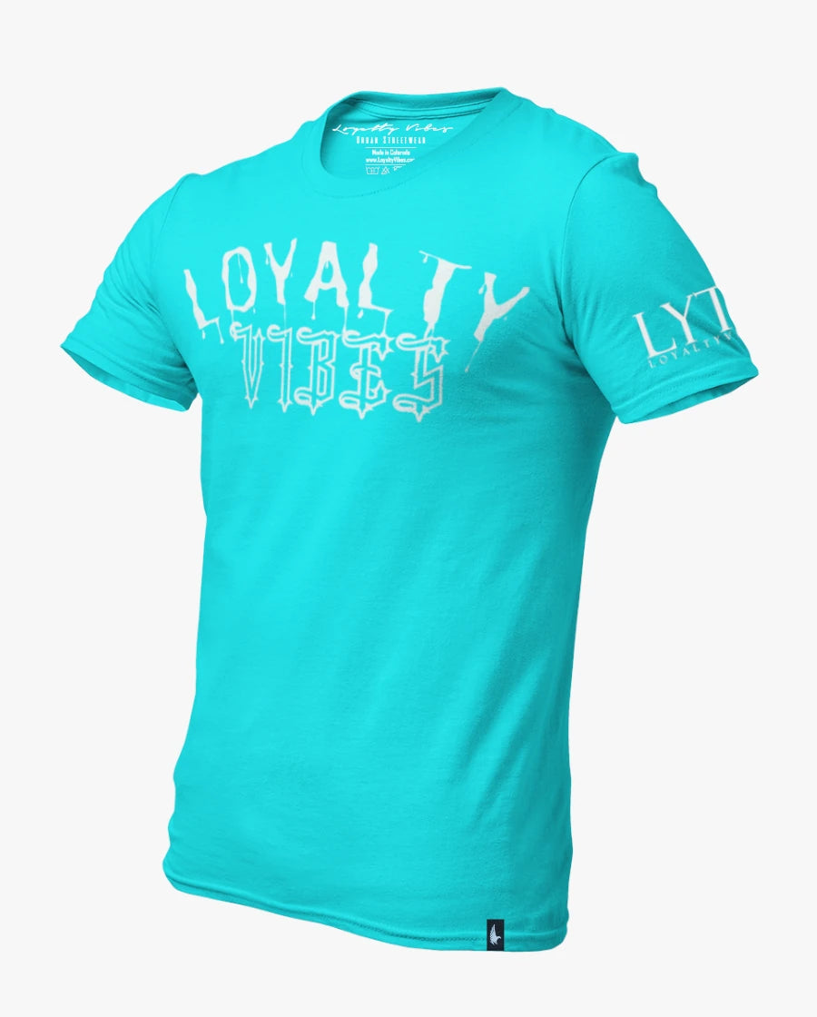 Loyalty Vibes Drip Tee Urban Blue