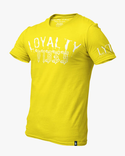 Loyalty Vibes Drip Tee Yellow