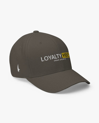 Loyalty Vibes Edition Fitted Hat Charcoal Grey Loyalty Vibes