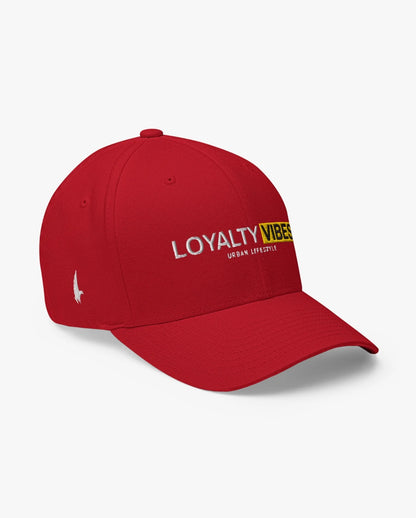 Loyalty Vibes Edition Fitted Hat Red Loyalty Vibes
