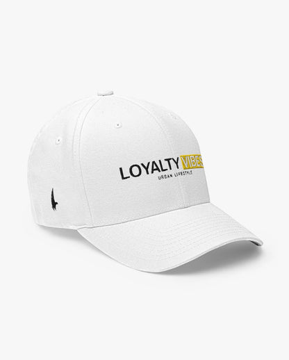 Loyalty Vibes Edition Fitted Hat White Loyalty Vibes