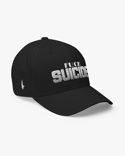 Loyalty Vibes Fk Suicide Fitted Hat Black