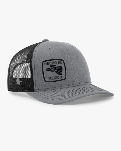 Loyalty Vibes Hecho En Mexico Trucker Hat Black Heather Gray Black Adjustable Loyalty Vibes