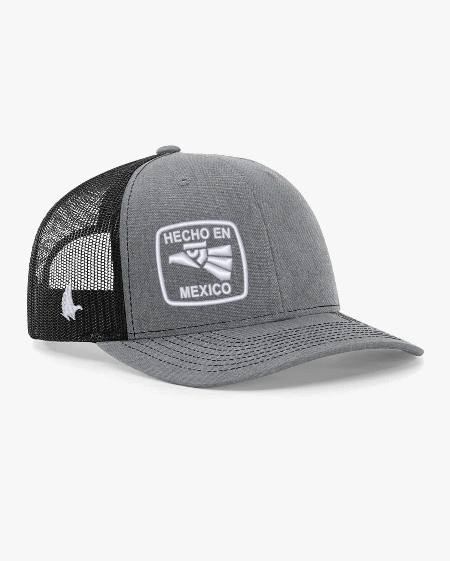Loyalty Vibes Hecho En Mexico Trucker Hat Black Heather Gray White Adjustable Loyalty Vibes