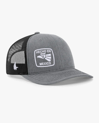 Loyalty Vibes Hecho En Mexico Trucker Hat Black Heather Gray White Adjustable Loyalty Vibes