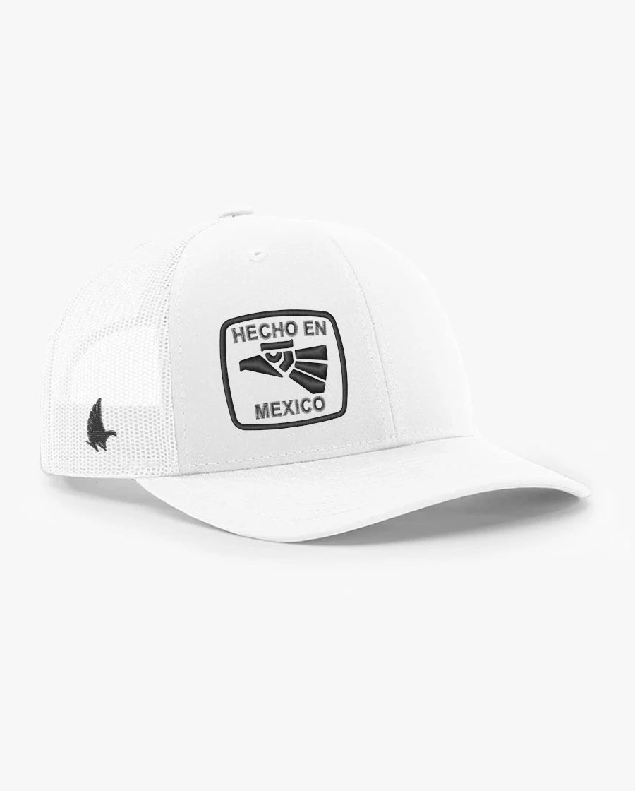 Loyalty Vibes Hecho En Mexico Trucker Hat White Adjustable Loyalty Vibes