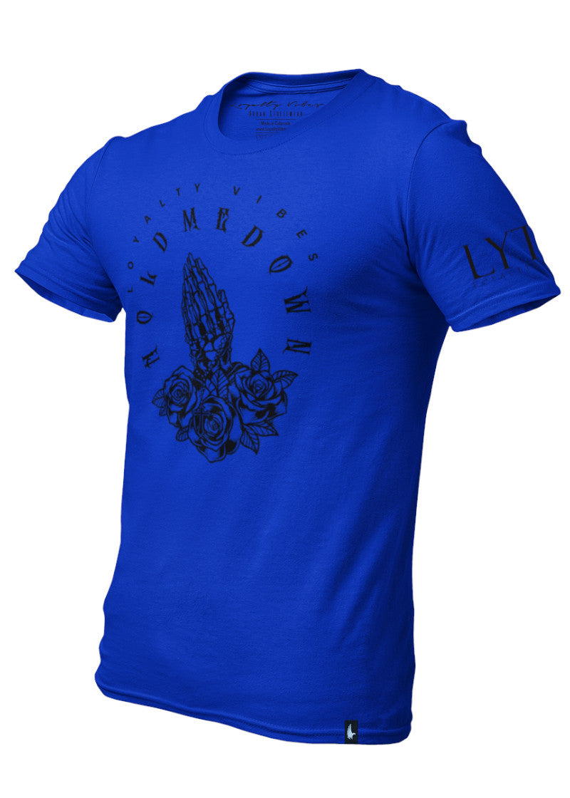 Loyalty Vibes Loyalty Vibes Hold Me Down T-Shirt Blue Black