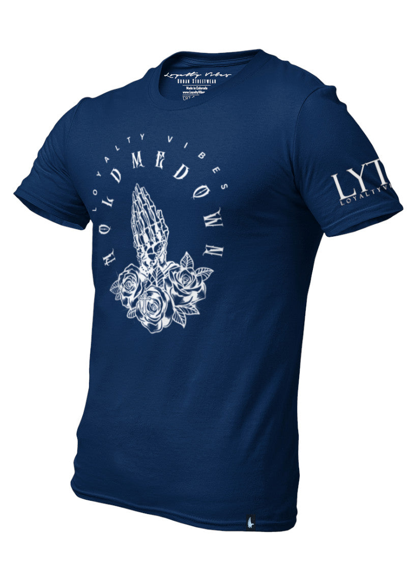 Loyalty Vibes Loyalty Vibes Hold Me Down T-Shirt Navy Blue