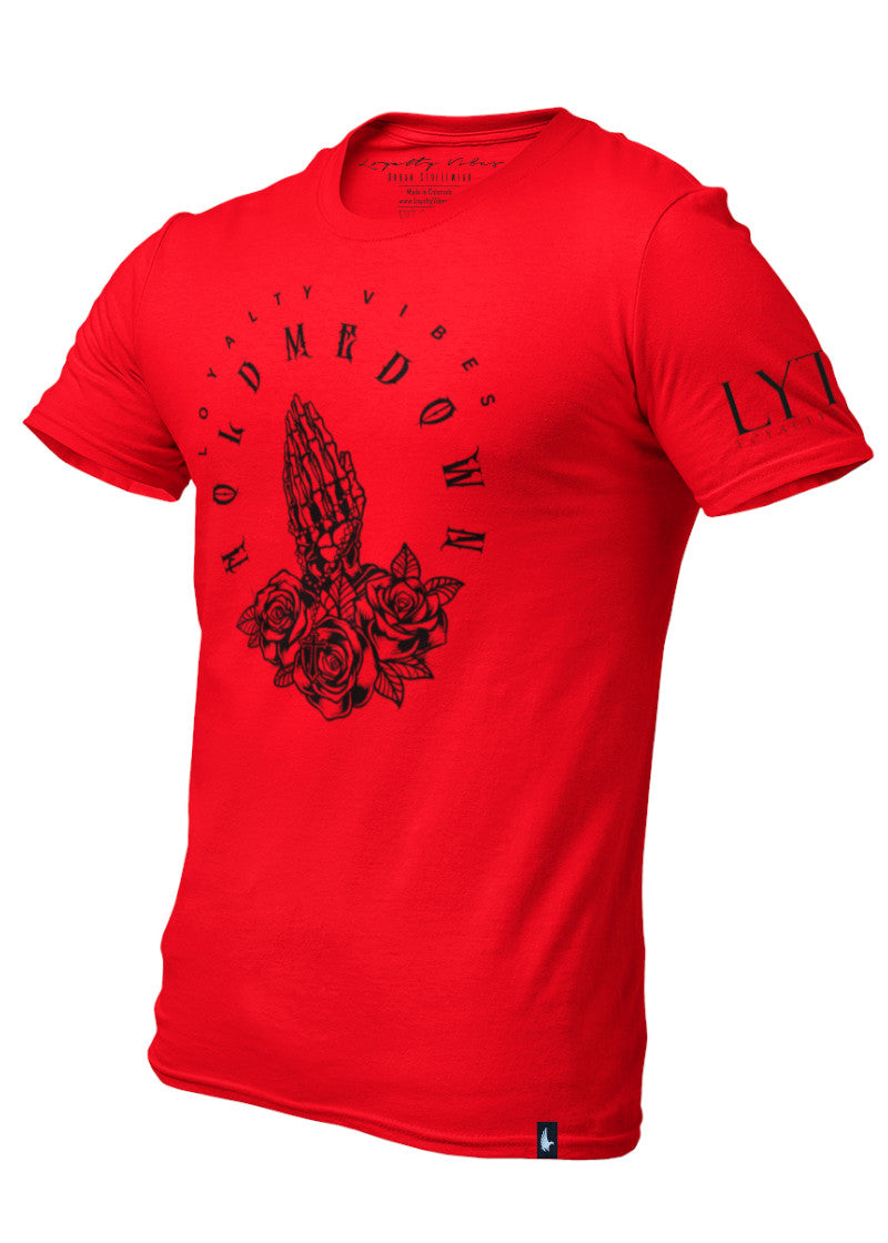 Loyalty Vibes Loyalty Vibes Hold Me Down T-Shirt Red Black