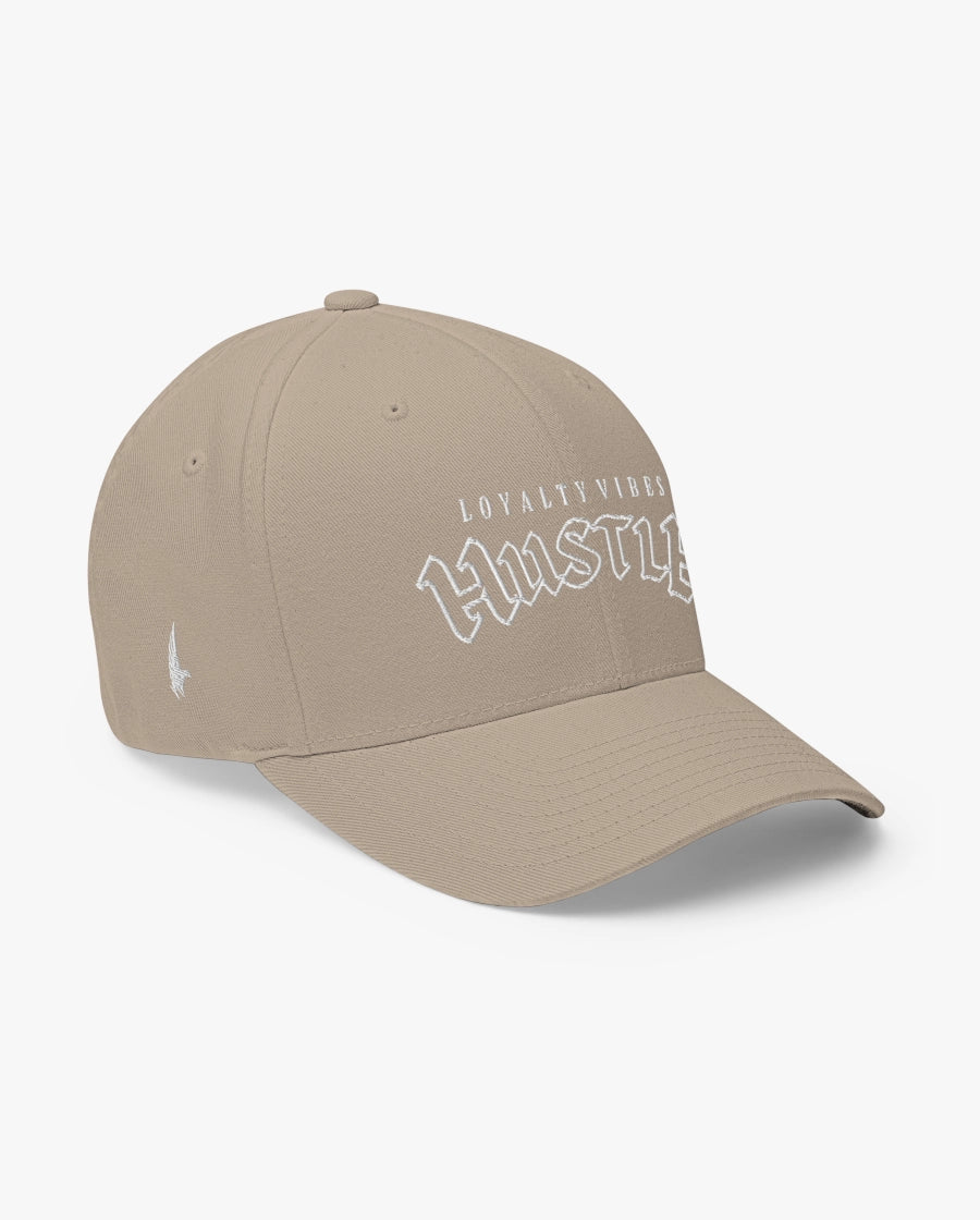 Loyalty Vibes Hustle Fitted Hat Sandstone