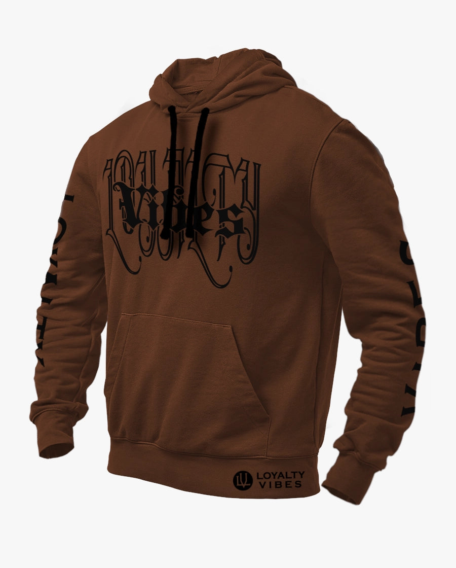 Loyalty Vibes Impulse Hoodie Brown Black