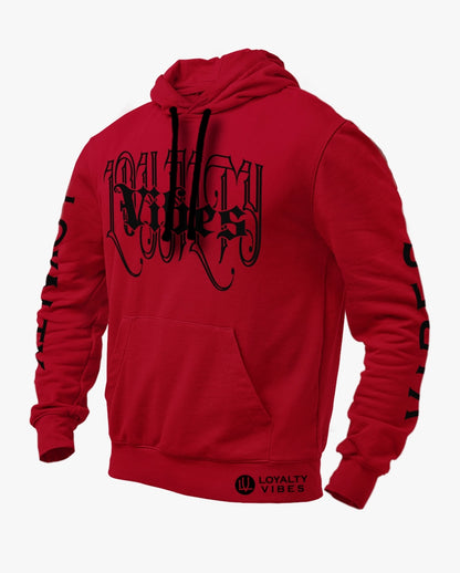 Loyalty Vibes Impulse Hoodie Maroon Black