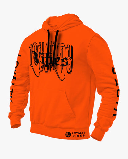 Loyalty Vibes Impulse Hoodie Orange Black