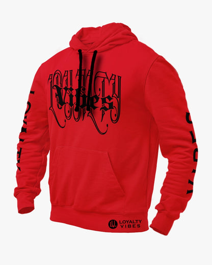 Loyalty Vibes Impulse Hoodie Red Black