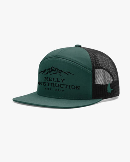 Richardson 168 Custom Trucker Hats Black Green Black Adjustable