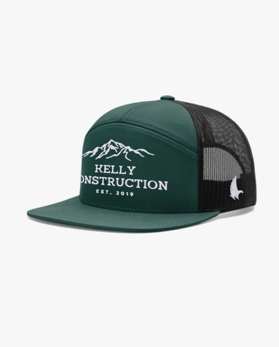 Richardson 168 Custom Trucker Hats Black Green White Adjustable