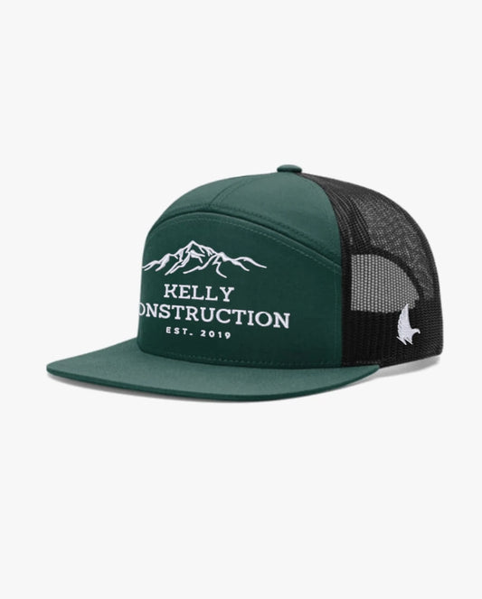 Richardson 168 Custom Trucker Hats Black Green White Adjustable