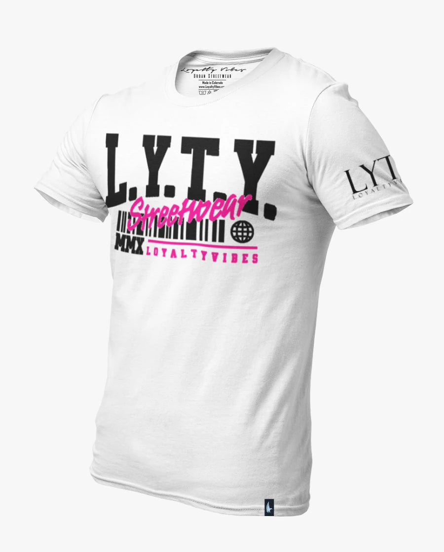 Loyalty Vibes MMX Tee White / Pink