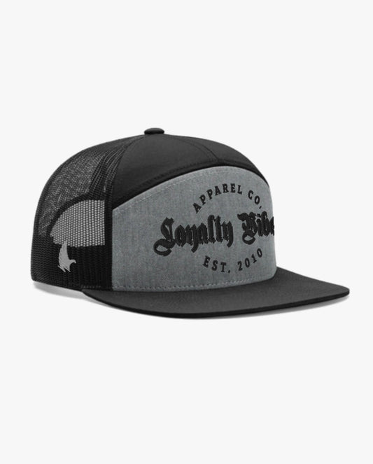 Loyalty Vibes Monarch Deck Hat Black Heather Grey