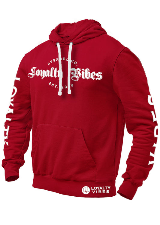 Loyalty Vibes Monarch Hoodie Maroon Loyalty Vibes