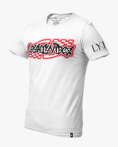 Loyalty Vibes Moto Tee White / Red