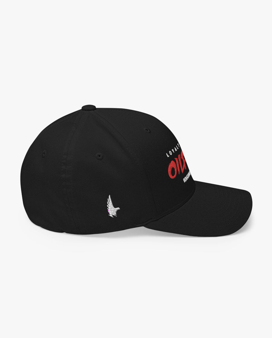 Loyalty Vibes Oilfield Roughneck Fitted Hat Black Right