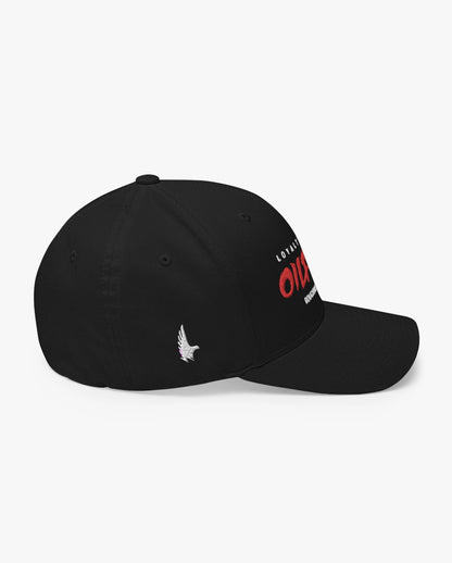 Loyalty Vibes Oilfield Roughneck Fitted Hat Black Right
