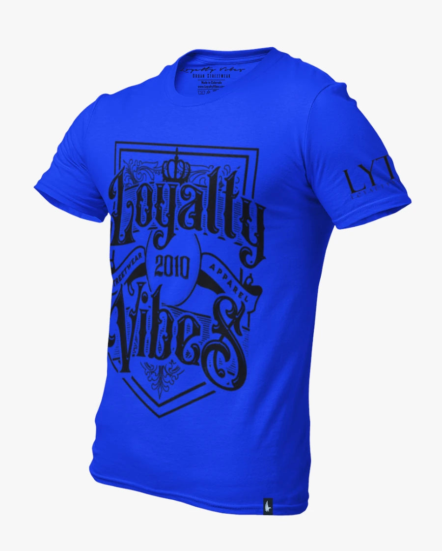 Loyalty Vibes Royalty Tee Blue / Black