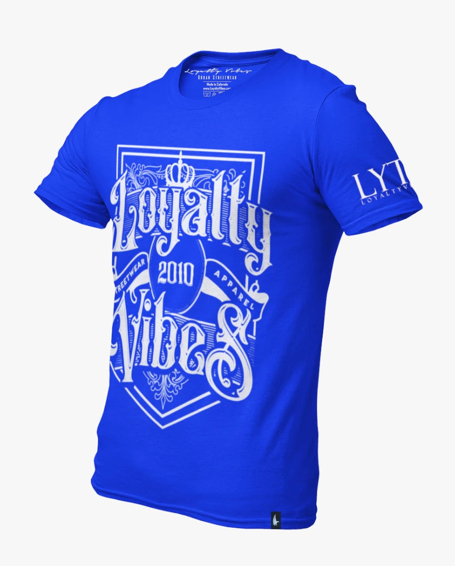 Loyalty Vibes Royalty Tee Blue