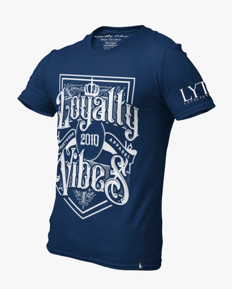 Loyalty Vibes Royalty Tee Navy