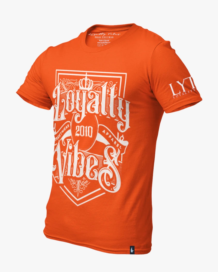Loyalty Vibes Royalty Tee Orange