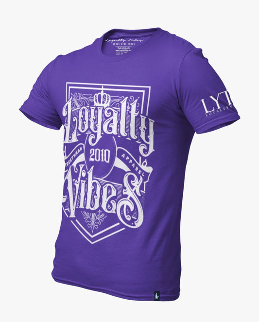 Loyalty Vibes Royalty Tee Purple