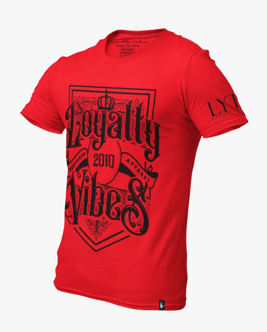 Loyalty Vibes Royalty Tee Red / Black