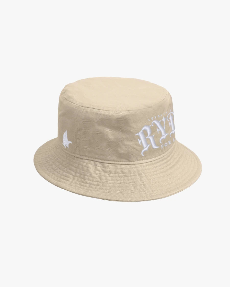 Loyalty Vibes Ryda For Life Bucket Hat Khaki