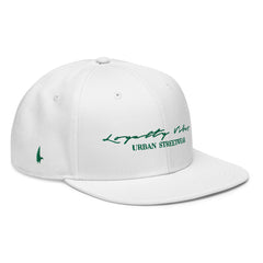 Loyalty Vibes Snapback Hat - White / Green OS - Loyalty Vibes