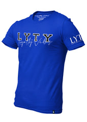 Loyalty Vibes LYTY Logo Graphic Tee Blue - Loyalty Vibes