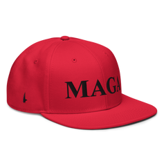 MAGA Snapback Hat Red/Black OS - Loyalty Vibes