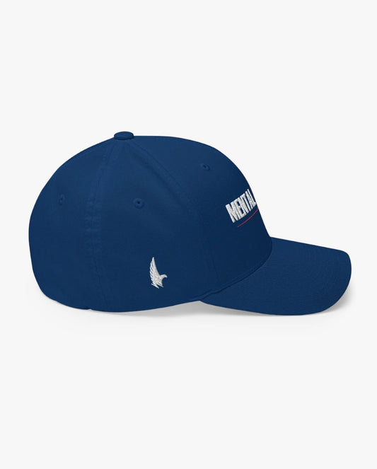 Mental Health Matters Fitted Hat Blue Right Loyalty Vibes