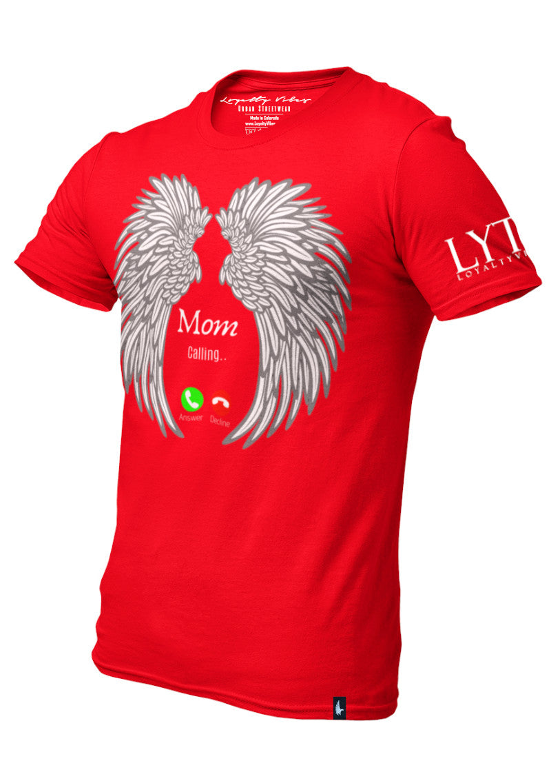 Mom Calling Memorial T-Shirt - Red - Loyalty Vibes